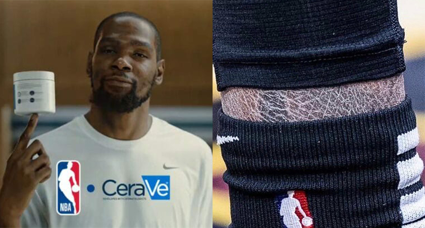 憑「超乾迷因」實力拿下護膚代言！KD 成為 NBA 首位 CeraVe 乳液代言人